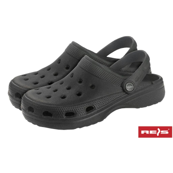 Buty, obuwie robocze typu Crocsy (granat, czarne)